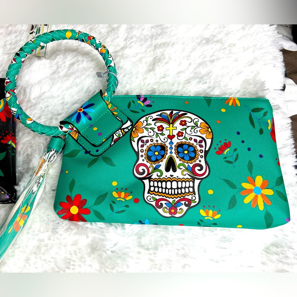 Sugar Skull Print Wallet! Dia de Los Muertos (Day of the Dead)Wallet/